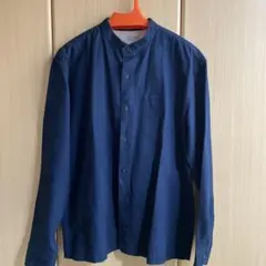 無印 スタンドカラーシャツ