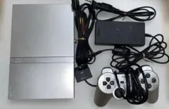 プレイステーション2本体 サテン・シルバー(SCPH-77000SS)