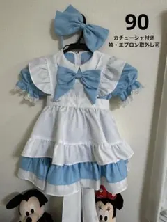 キャサリンコテージ　アリス風ドレス　90 カチューシャ付き