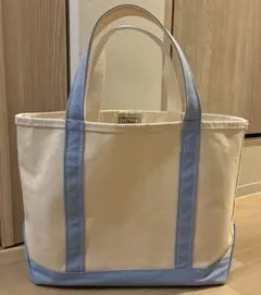 【美品】L.L.Bean Boat and Tote トートバッグ ブルー