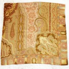 新品 ETRO エトロ ショール 大判薄手 ウール シルク ペイズリー ブラウン