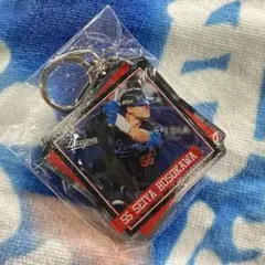 中日ドラゴンズ　プレー写真FCアクリルキーホルダー　細川成也　ガチャ