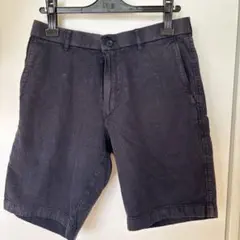 ダークネイビー カジュアルショートパンツ