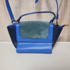 Gianni Notaro 2way レザー クロコ型 バッグ オリーブグリーン - メルカリ