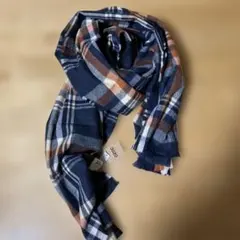 OZOC チェック柄ストール 新品　値下げ