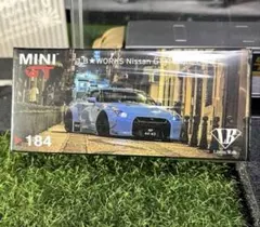 miniGT リバティーウォークLB GTR マットホワイトNo.9ラップ未開封 miniGT リバティーウォークLB GTR マットホワイトNo.9ラップ未開封