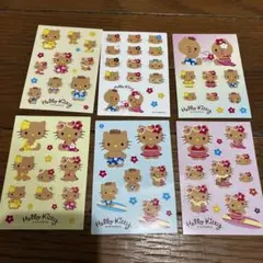 期間限定値下げ中　DAISO ダイソー　日焼けキティ　６種類セット