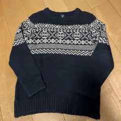 babyGap キッズ　ノルディック柄セーター サイズ110cm ネイビー
