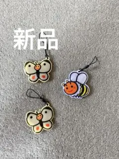 新品　リフレクターキーホルダー　3個セット　虫セット