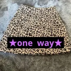 ★one way ★レディース台形スカート