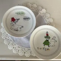 ムーミンキャラクター皿2枚セット