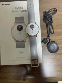 Withings Nokia Steel HR 36mm ピンクゴールドグレー
