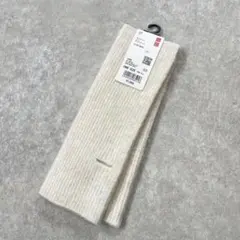 新品未使用✨/UNIQLO/スフレヤーンニットアームウォーマー/オフホワイト