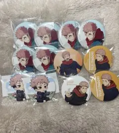 呪術廻戦　虎杖悠仁　缶バッジ　まとめ売り