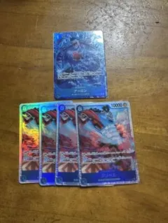 アーロン　R パラレル 蒼海の七傑 ジンベエ SR ×4