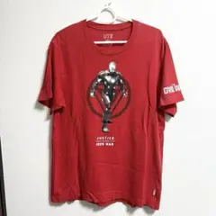 ユニクロ　UNIQLO×MARVEL Tシャツ 赤　Lサイズ