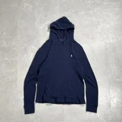 00s Ralph Lauren サーマル ロンt パーカー フード 刺繍ポニーのサムネイル