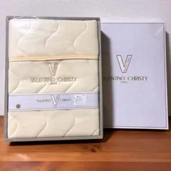 【新酒】ヴァレンティノ　クリスティー　敷パット　ふわふわ　あったか　シングル