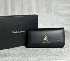 新品【ポールスミス】箱付未使用 ラッキーラビット スムースレザー 4連キーケース