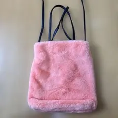 ファーショルダーバッグ フェイクファー　ミニショルダーバック　2ウェイバック