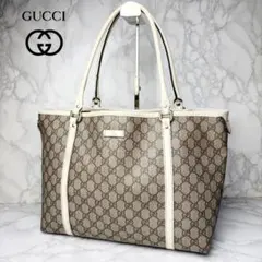 美品 GUCCI トートバッグ GGスプリーム PVC 大容量 肩掛け 071 - メルカリ