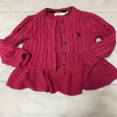 Ralph Lauren ピンク カーディガン 24M