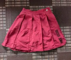 SISTER JENNI 赤 プリーツスカート