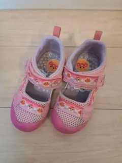 アンパンマン ピンクメッシュサンダル　16cm