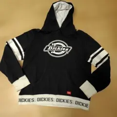 Dickies 長袖パーカー　XLサイズ ブラック　古着