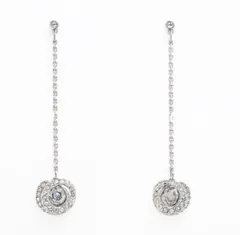 スワロフスキー SWAROVSKI Generation ドロップピアス美品
