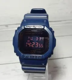 定番スクエアデザイン ネイビー 2019年モデル G-SHOCK 動作〇程度〇のサムネイル