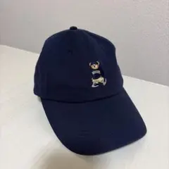 SPAO ベア刺繍 キャップ ベージュ