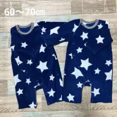 ベビー　ロンパース　星柄　60〜70㎝