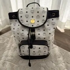 MCM リュック バックパック ホワイト ブラック