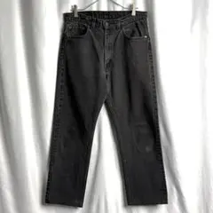 USA製 90s Levi's 505 ブラック デニム パンツ W34×L28