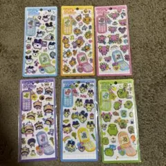 正規品　平成はっぴーフォンステッカーズ たまごっち コンプリート 6種セット