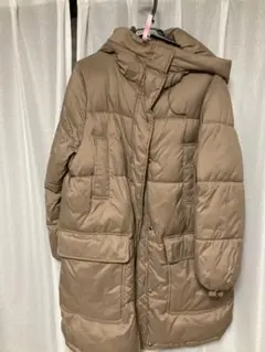 Ｈ&Ｍ　ブラウン フード付きダウンコート