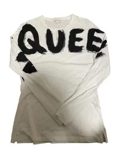 Alexander McQueen グラフィティペイント　ロンt ホワイト　Mのサムネイル