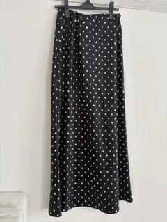 LOWRYS FARM ストレッチサテンスカート　 290120