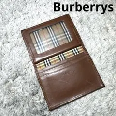 Burberrys バーバリー パスケース カードケース 名刺入れ ノバチェック