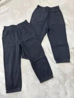 110cm ユニクロ　イージージョガーパンツ　2本セット