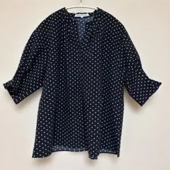 23区】ドットプリント サッカー ブラウス（32）オンワード - メルカリ