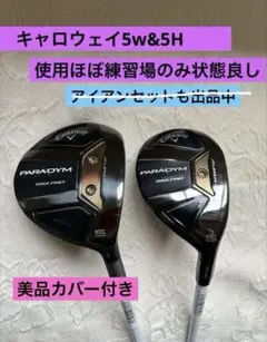 キャロウェイレディースパラダイム5W 5H 2本のサムネイル