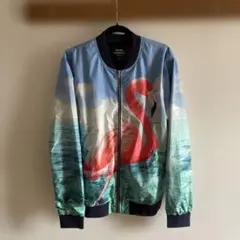 Bershka フラミンゴプリント ブルゾン M