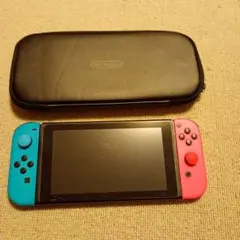 Nintendo Switch 本体 ネオンブルー/ネオンレッド 専用ケース付