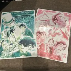 【新品未開封】名探偵コナン 100万ドルの五稜星＆隻眼の残像下敷きAセット