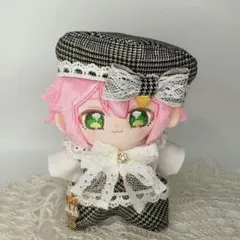 あんスタ いつぬい ぬい服 リボンブラウスサロペット グレンチェック黒