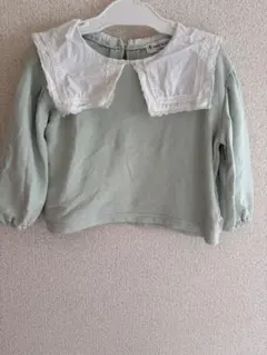 ROPÉ PICNIC 襟付きミントグリーン Tシャツ