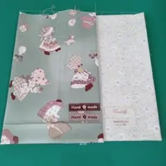 サンボンネット・ス−の生地　＆　フラワー生地