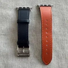 【お値下げ】Apple Watch用レザーバンド